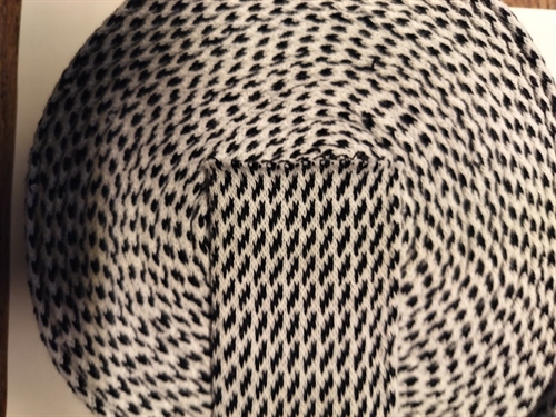 Grå-sort Musel 8cm tubestrik 1m